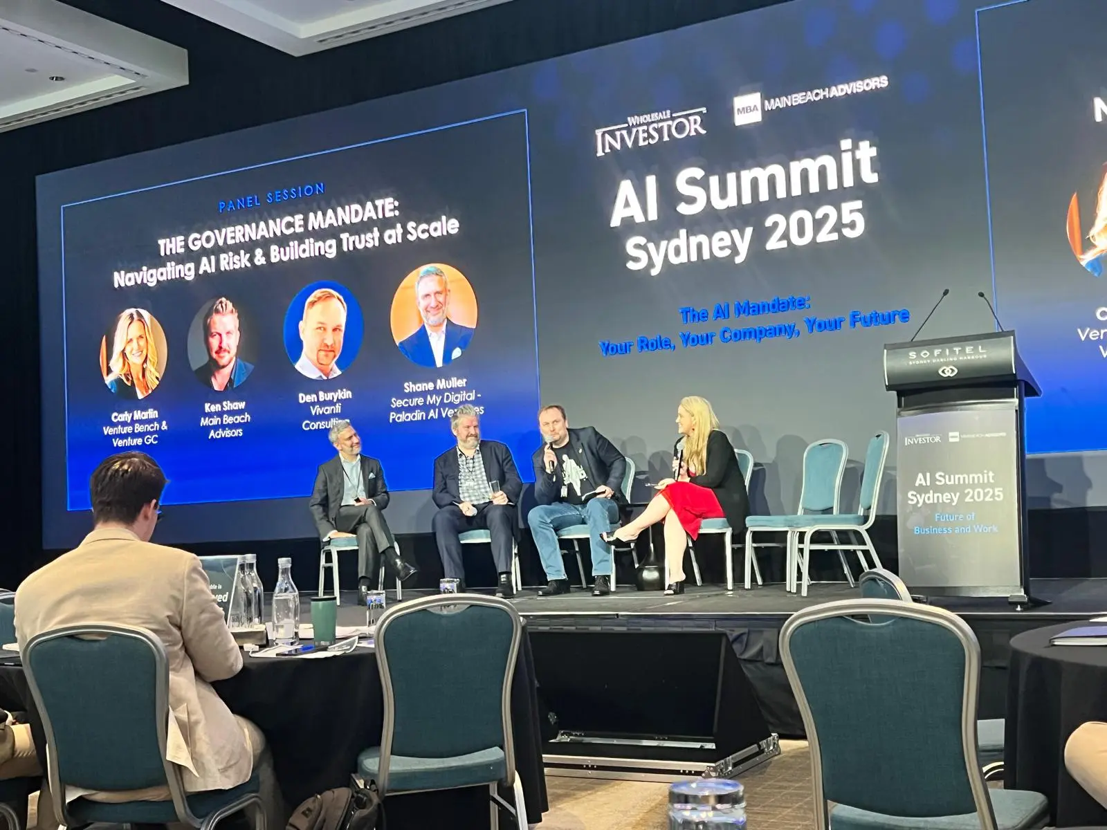 Nick KC speaking at AI Summit Sydney 2025